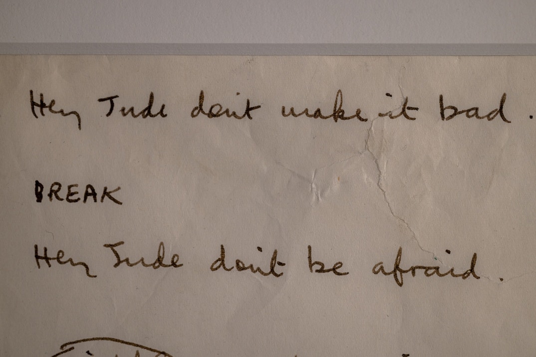 Irsay Alternate 37 Hey Jude Lyrics Christies March 2026