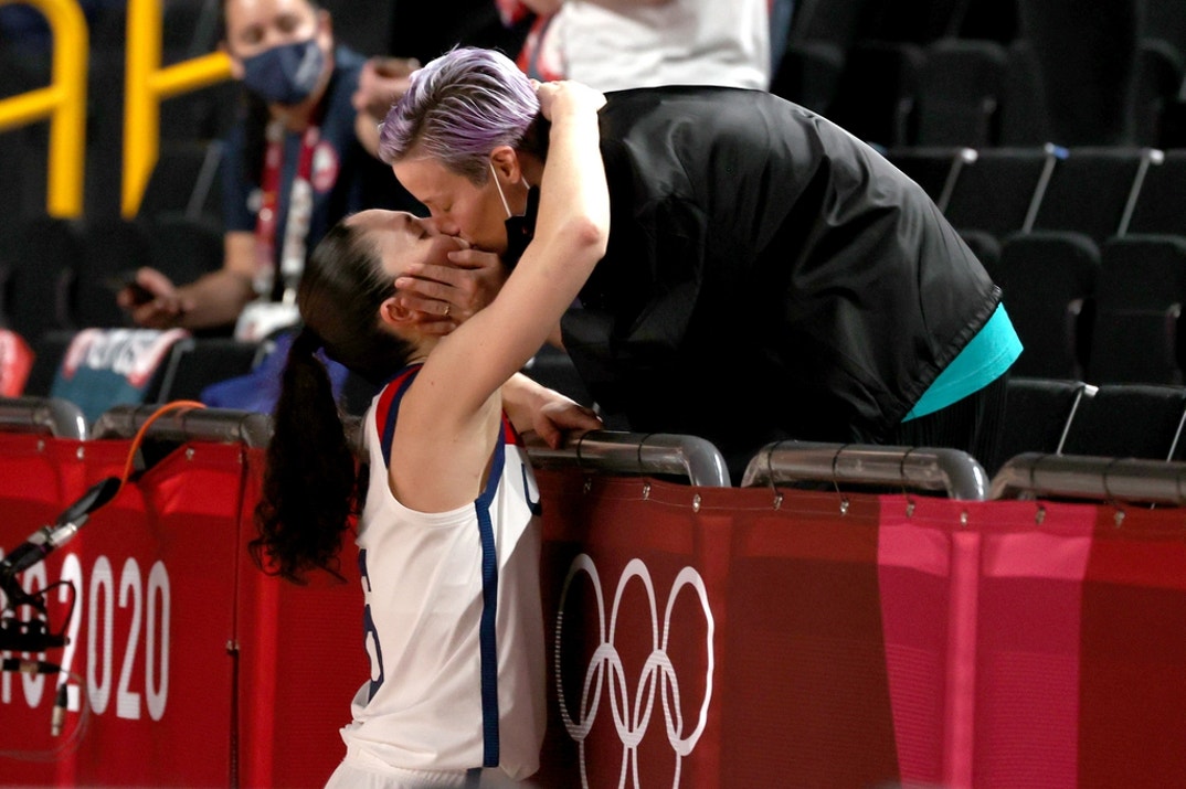 Megan Rapinoe and Sue Bird Happier Times 2