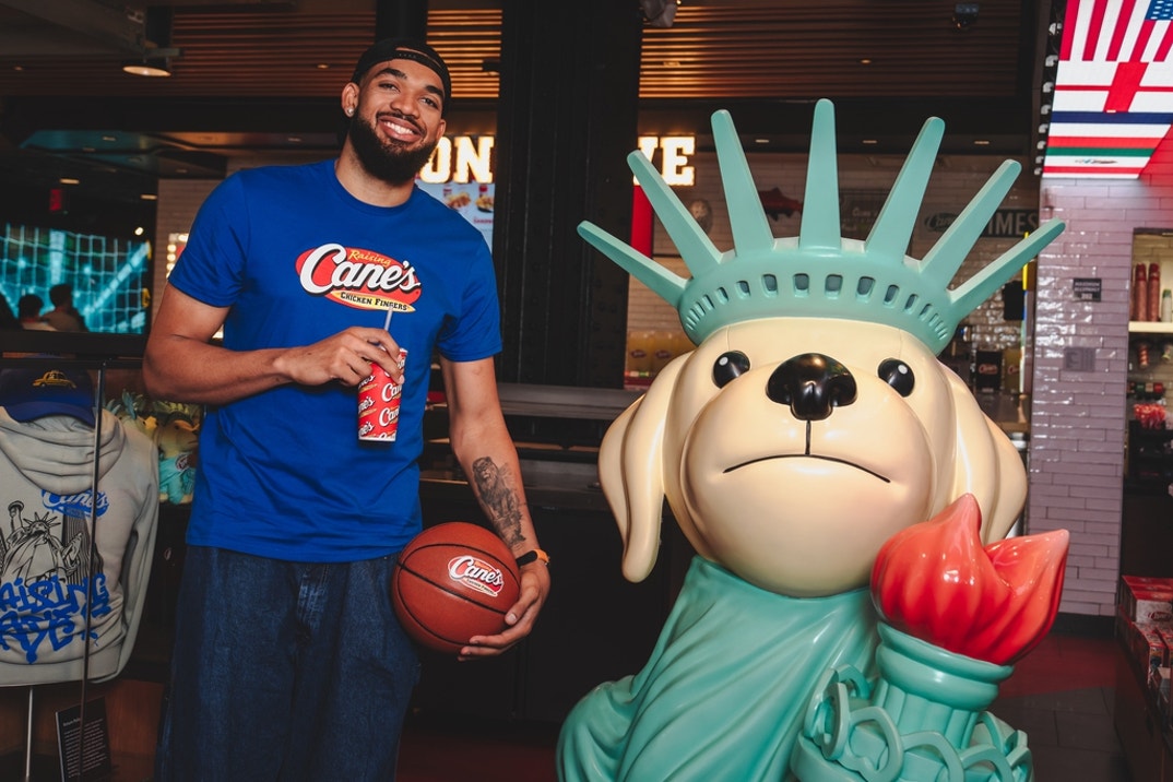 Karl-Anthony Towns Raising Canes 3