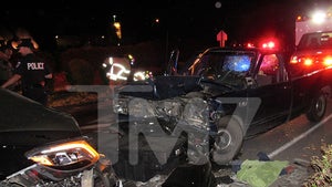 Macklemore Crash Scene, First Pics Show Truck Driver Swerved into His Lane
