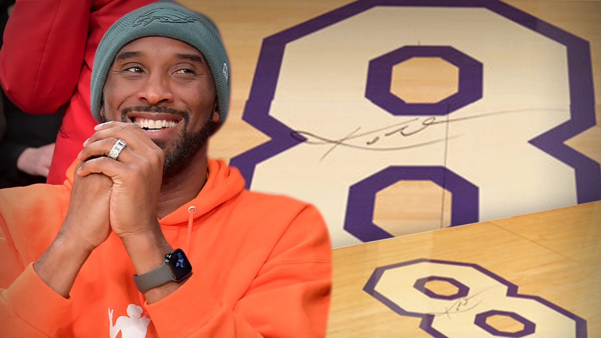 Kobe Bryant Signed Floor from Final Lakers Game Could Sell for