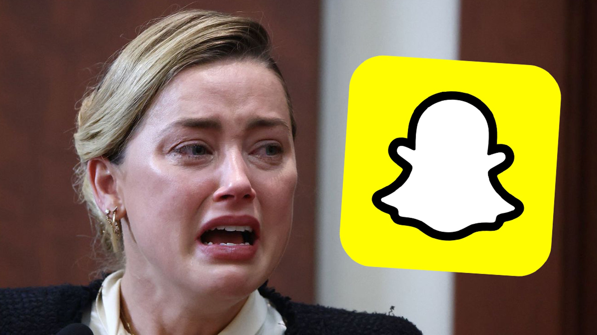 El nuevo filtro de cara llorando de Snapchat NO está inspirado en Amber Heard