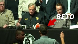 Beto O'Rourke Confronts Texas Governor Abbott at School Shooting Press Conference