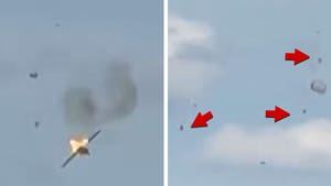 Fighter Jet Crashes at Michigan Airshow, Pilots Eject Right on Time