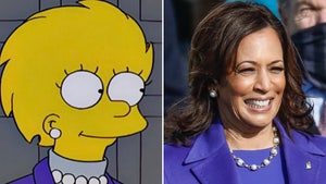 kamala harris simpons side by side