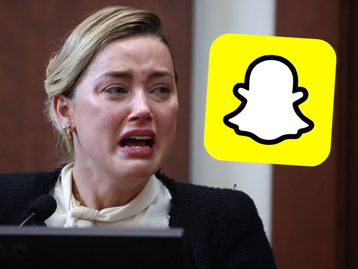 Snapchat no se inspiró en el nuevo filtro Crying Face de Amber Heard