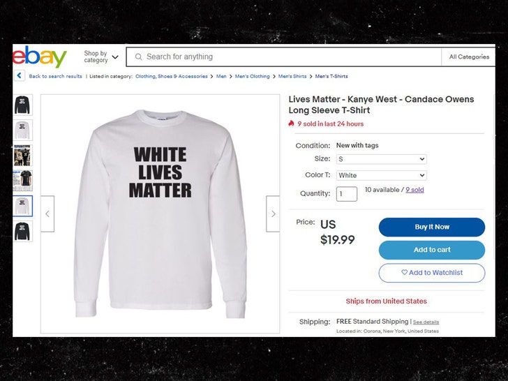 kanye west white lives matter ebay 3