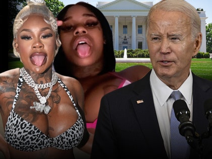 Sexyy Redd and Sukihana joe biden insta getty 1