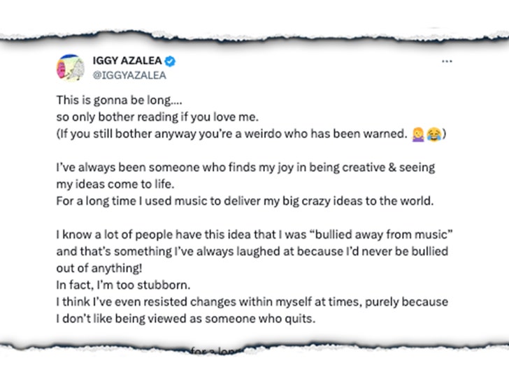 Rapper Iggy Azalea quits recording new album, blames it on lack of inspiration