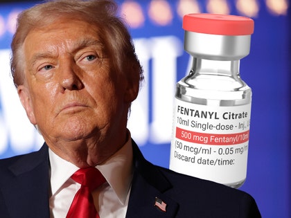 donald trump vial of fentanyl getty comp