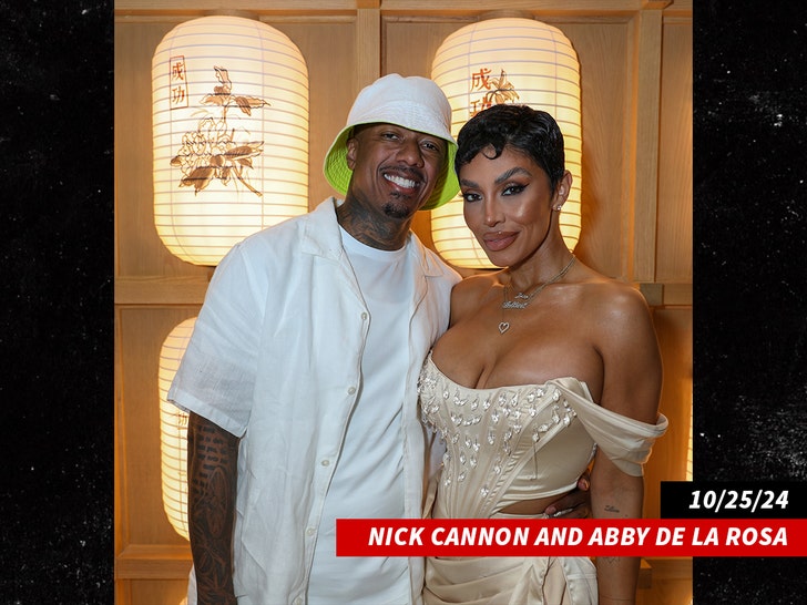 Nick Cannon and Abby De La Rosa getty 1