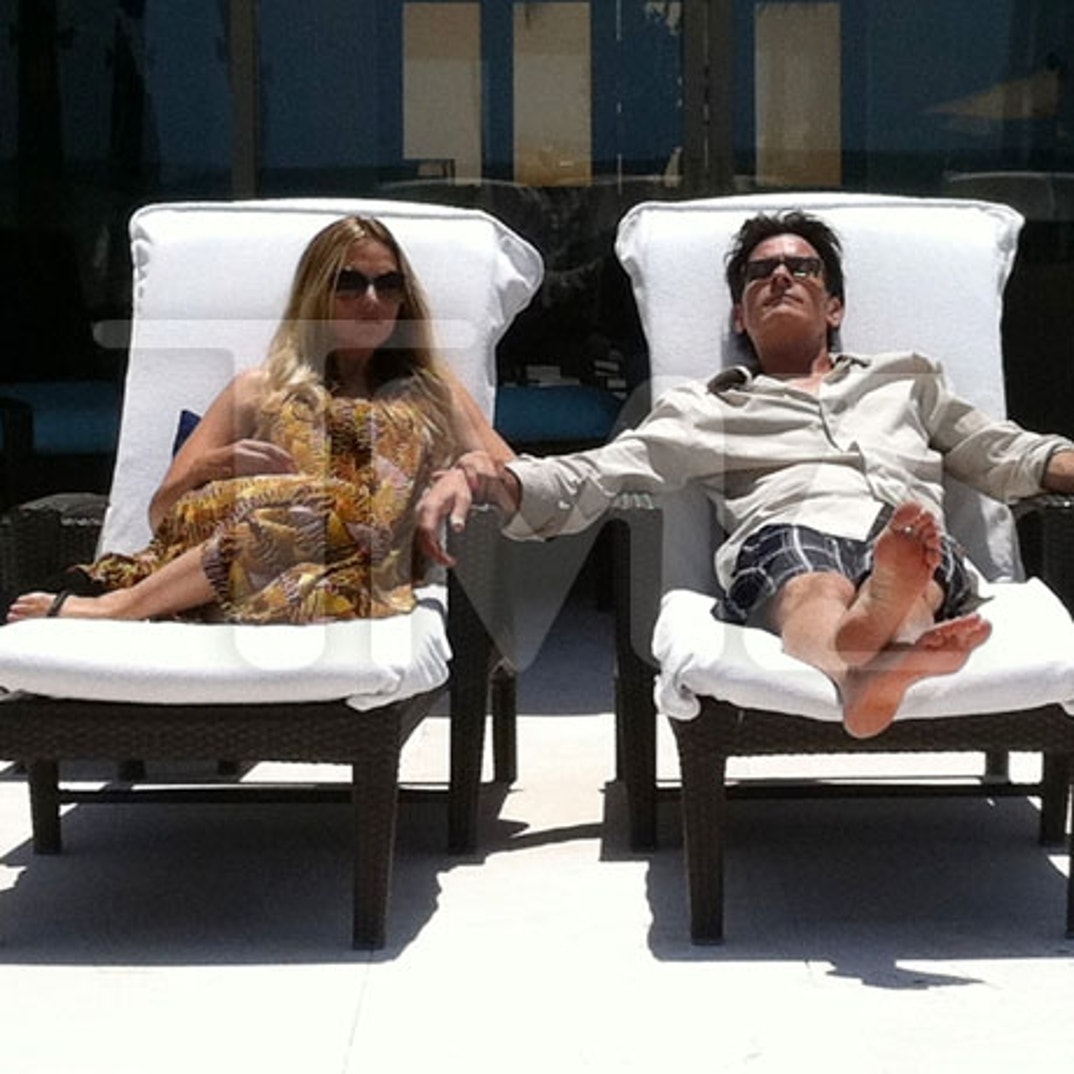 Charlie Sheen & Brooke Mueller in Mexico