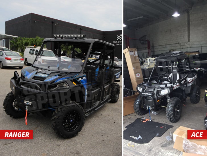 Yoenis Cespedes -- Adds Two New Whips To Famous Car :: 0520-yonies-cespedes-polaris-vehicle-4