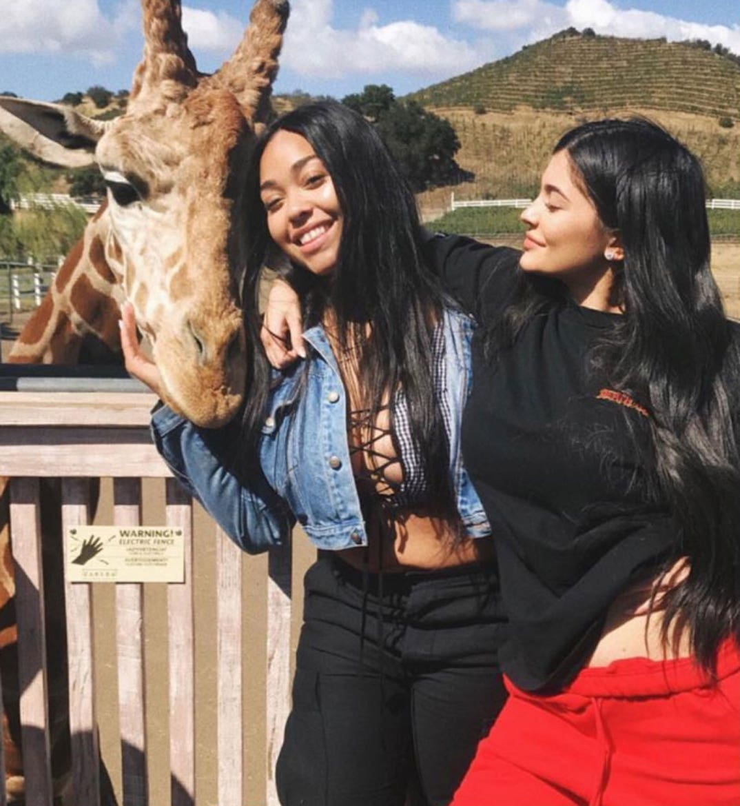 Jordyn Woods and Kylie Jenner