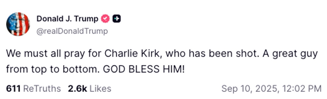 Politicians React To Charlie Kirk Shooting 3