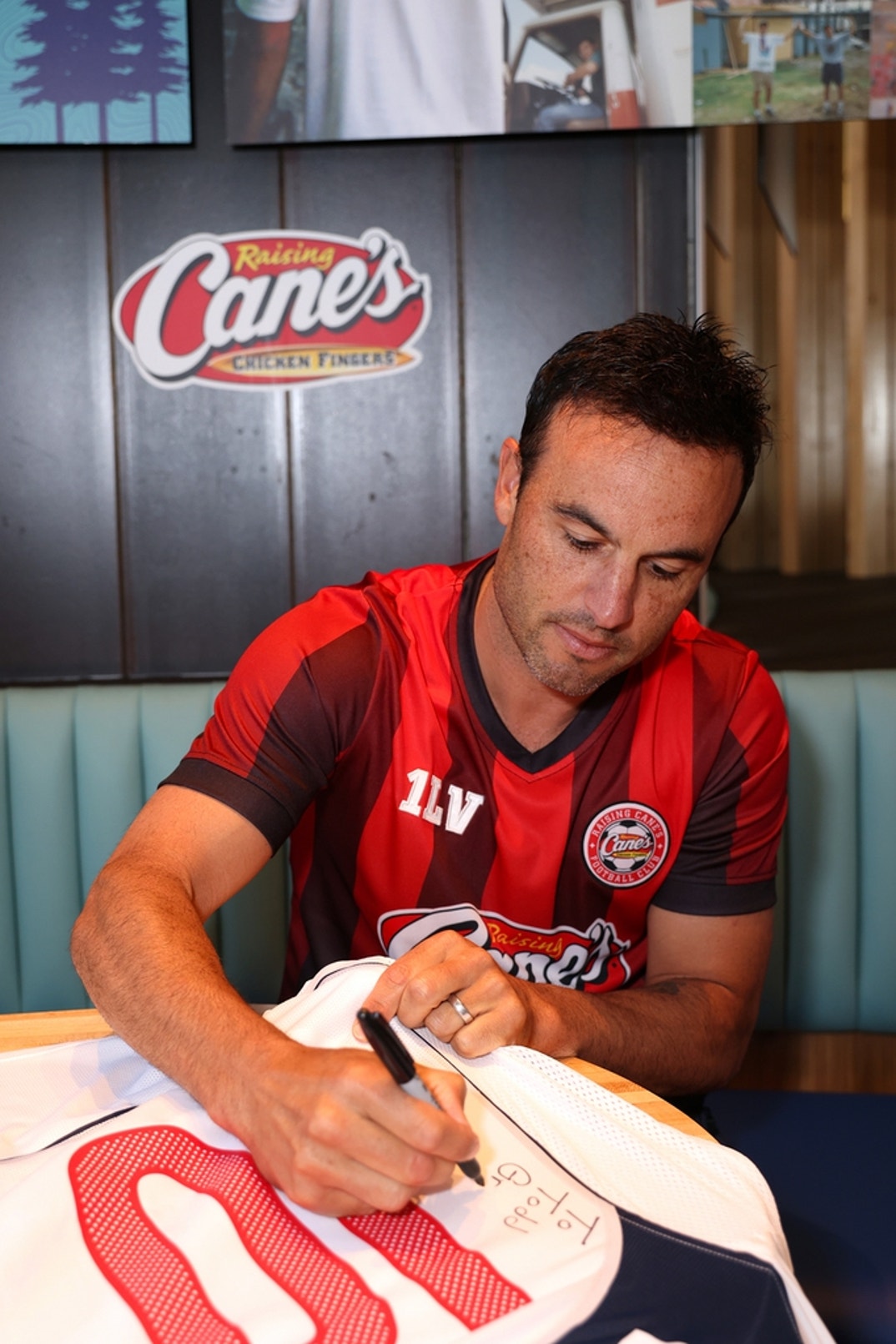 Landon Donovan Raising Canes 8