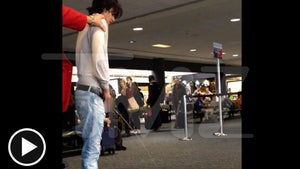 'Twilight' Actor Bronson Pelletier -- PEEING in the Airport Terminal!! [VIDEO]