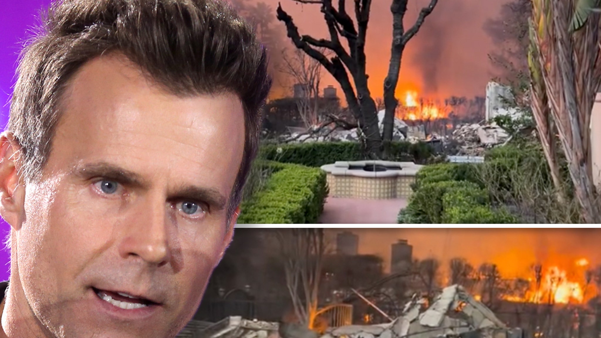 Soap Star Cameron Mathison’s Home Burns in L.A. Fires, Vid Shows Ruins