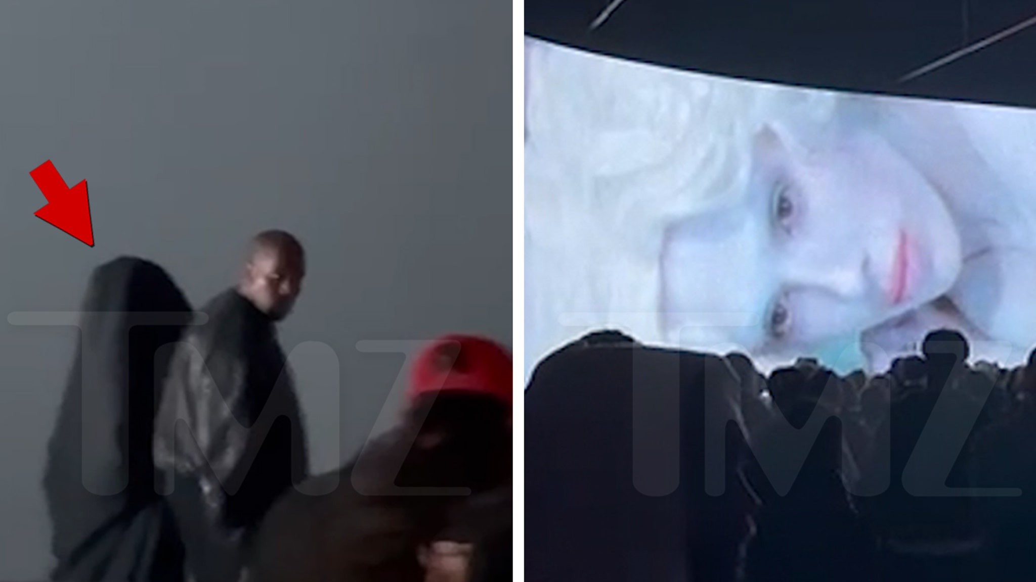 Kanye West dan Bianca Sensori menghadiri pemutaran perdana film mereka di tengah perceraian yang menjulang