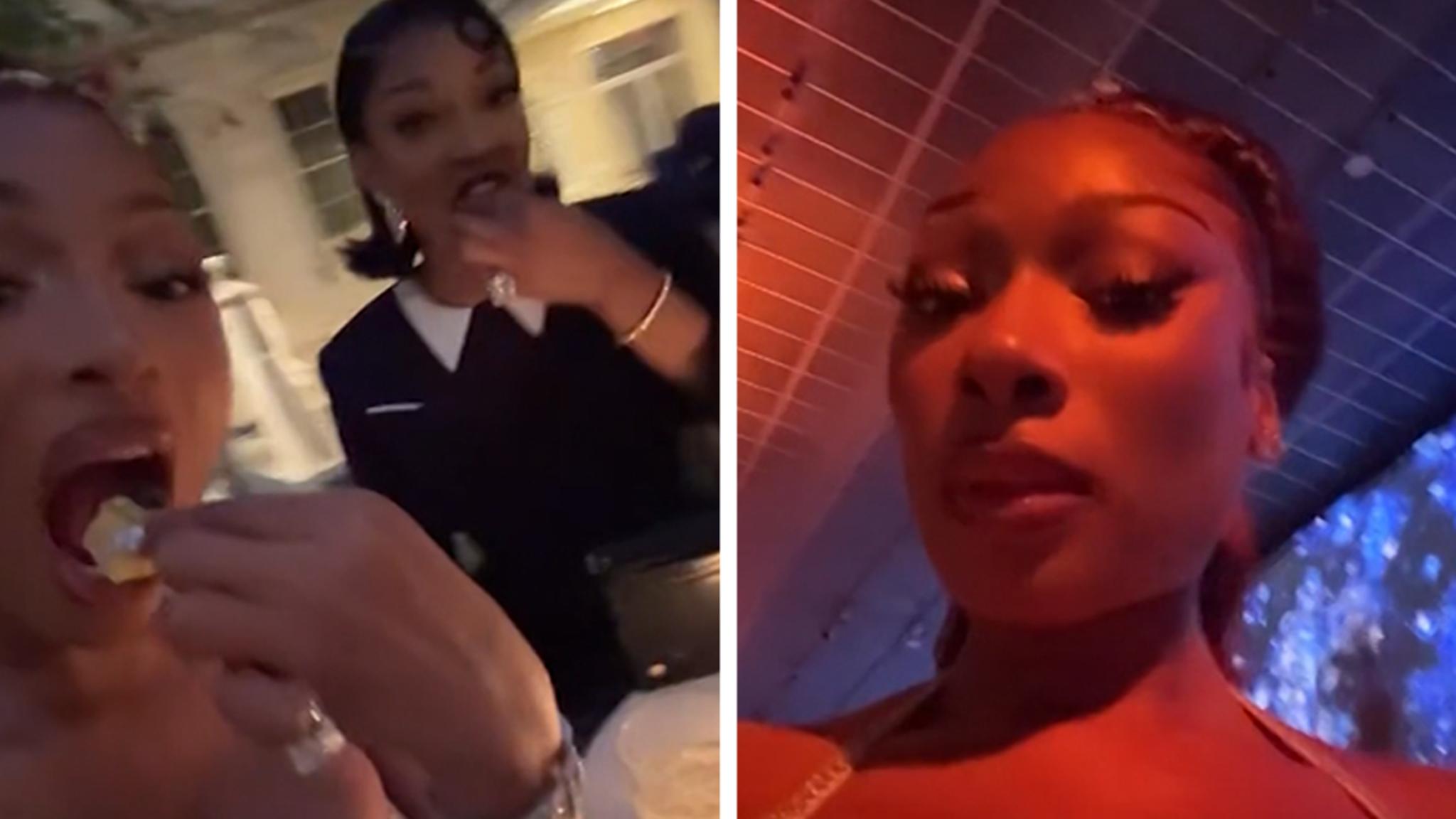 Megan Thee Stallion Sneaks Phone Into Met Gala ... Questlove Does Too