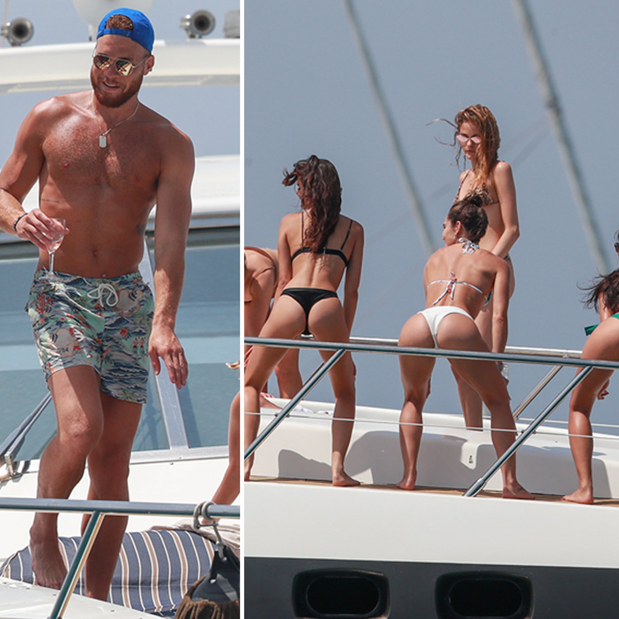 Hot ass on boat Blake Griffin Chandler Parsons Throw Twerk Party On Ibiza Yacht