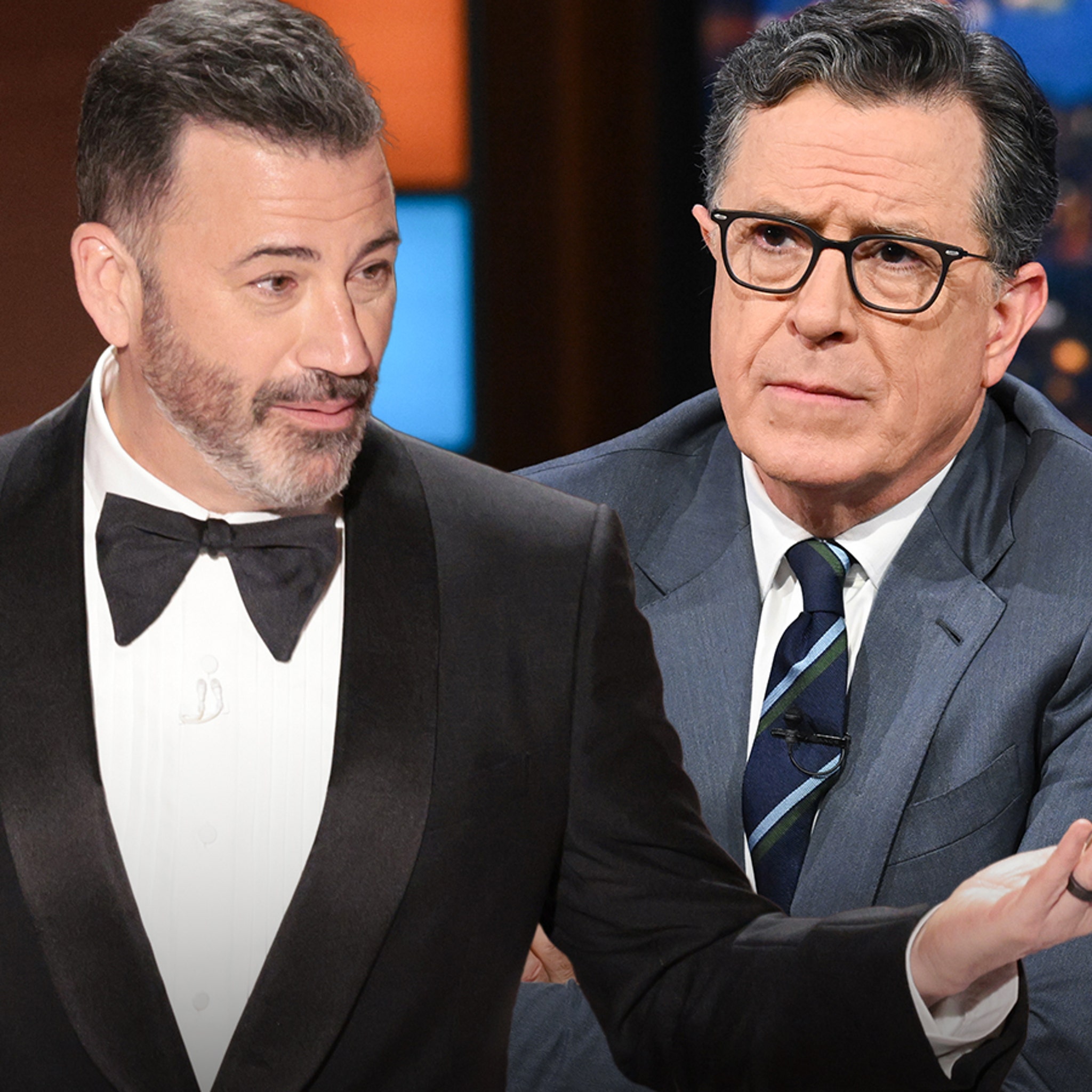 Jimmy Kimmel Curses Out CBS In Support of Stephen Colbert After 'Late Show'  Cancellation