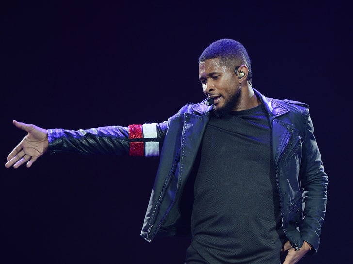 Usher Performance Photos