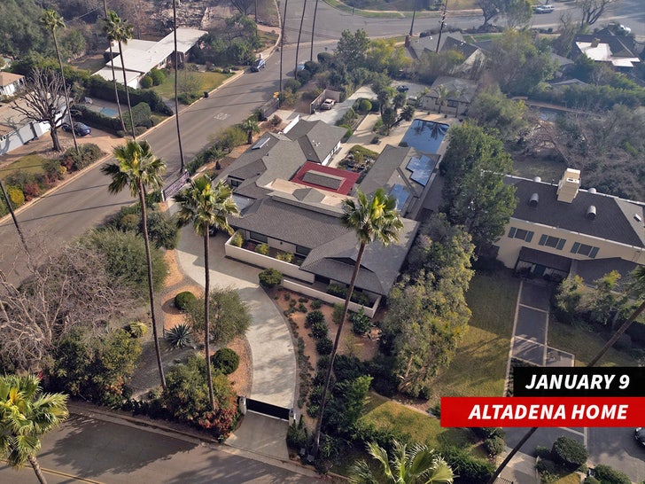 Edwin Castro home was saved from wild fires in Altadena sub backgrid swipe