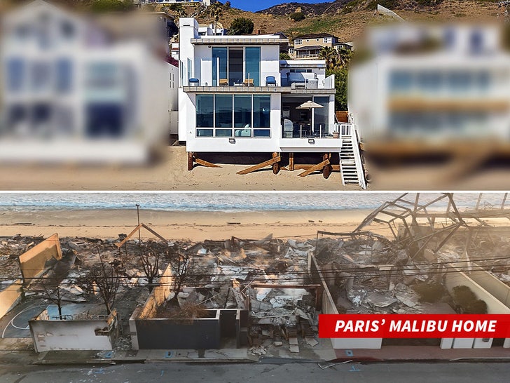 paris hilton malibu casa antes depois do incêndio sub swipe backgrid