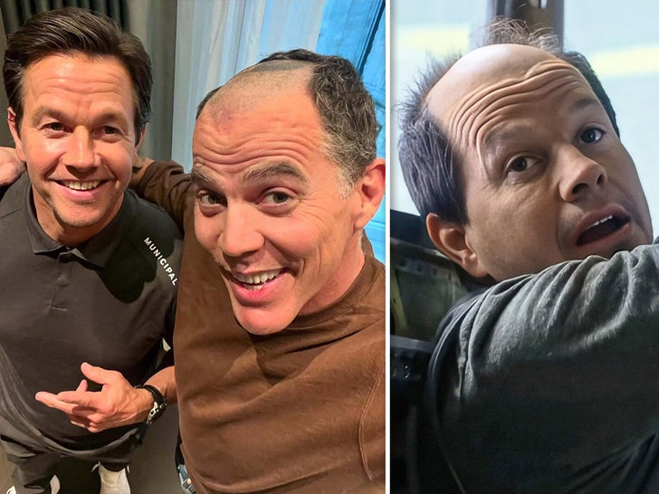 Mark Wahlberg y Steve O se afeitan la cabeza