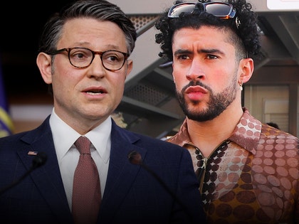 bad bunny and mike johnson getty 1