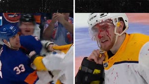 NHL's Zdeno Chara Bloodies Opponent W/ Flurry Of Punches In Violent On-Ice Fight