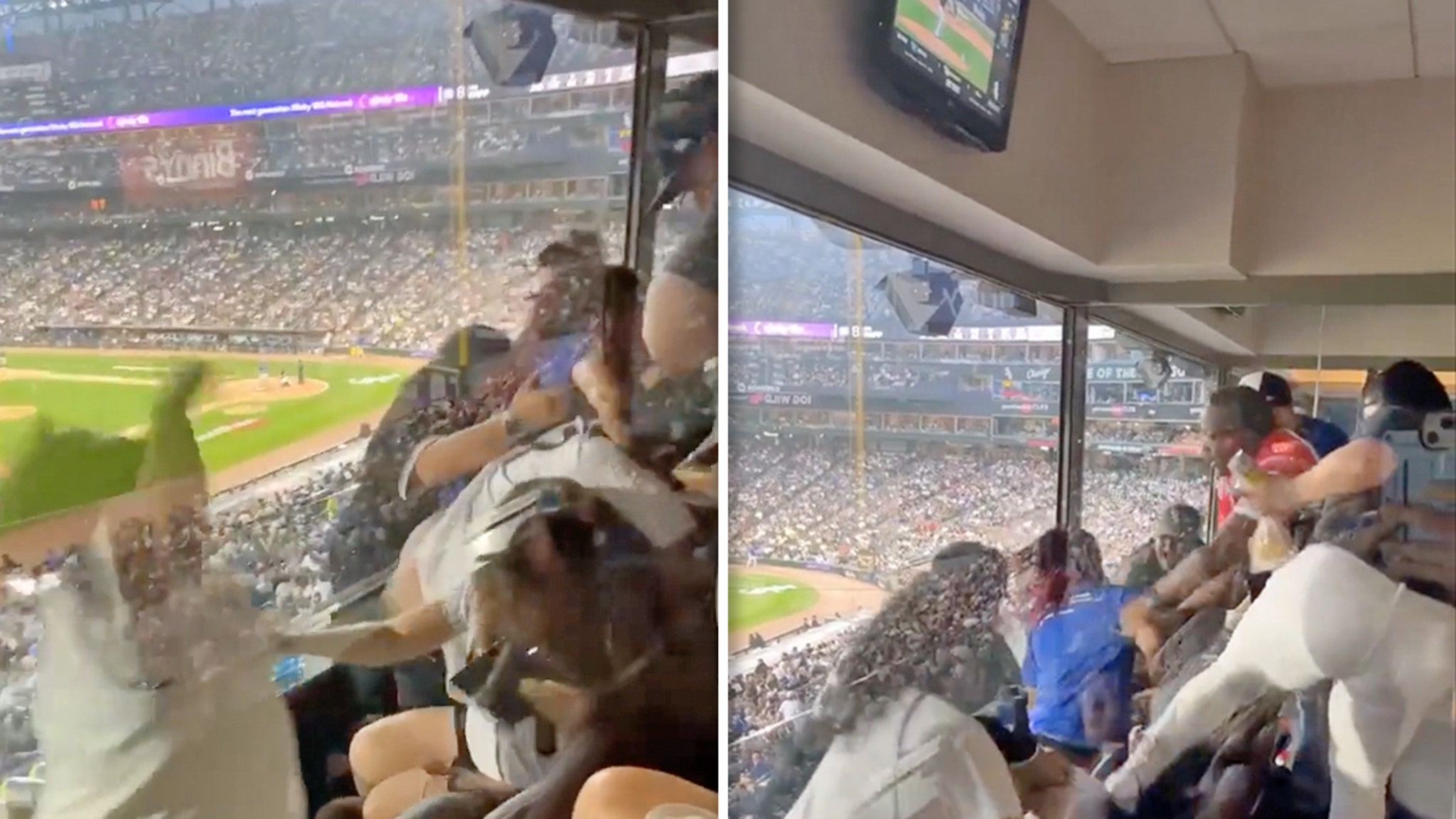 Cubs, White Sox Fans Get In Wild Brawl In Suite At Game