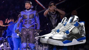 Usher Only Had 1 Custom Air Jordan 4 Shoe 48 Hours Before Halftime Show