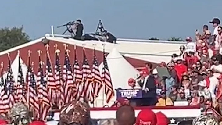 New Video Shows Secret Service Snipers Fire at Gunman From Roof at Trump Rally