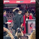 Travis Kelce Sucks Down Beer After Receiving Univ. Of Cincinnati Diploma