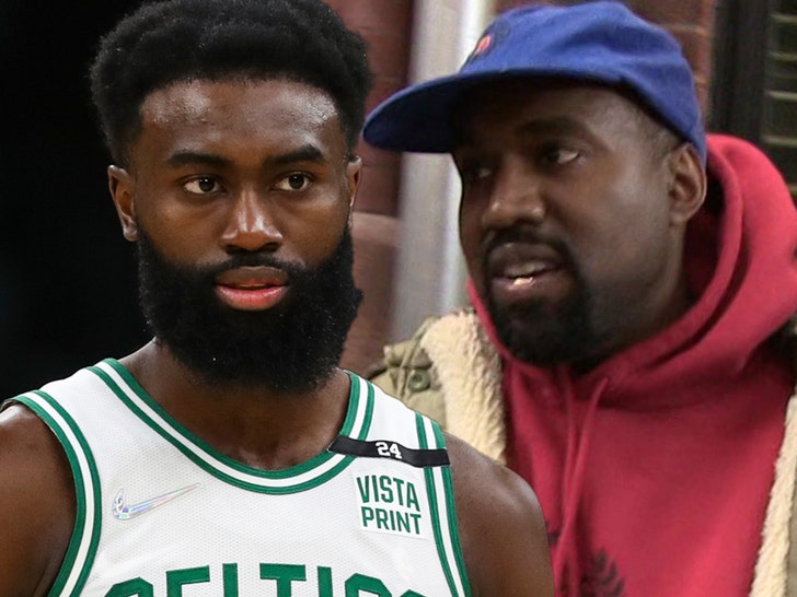 jaylen brown kanye west tmz getty 2