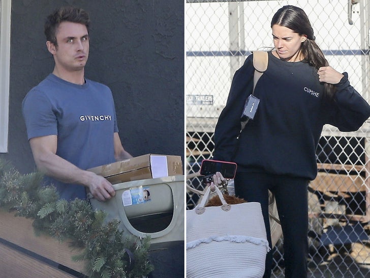 James Kennedy Helps Girlfriend Move Items Out of Home