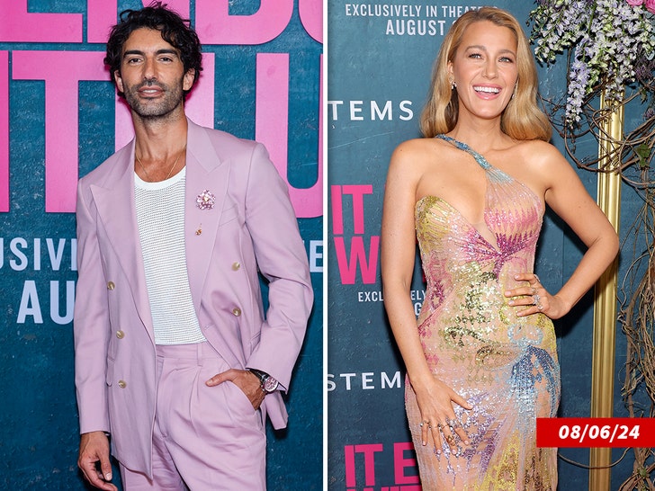 Justin Baldoni and Blake LIVELY It ends with us premiere