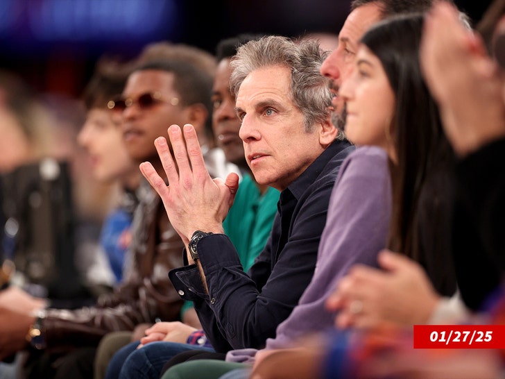 ben stiller knicks game getty 1