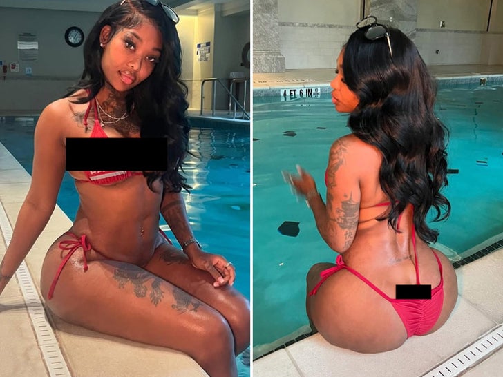 Stars In Red-Hot Swimsuits