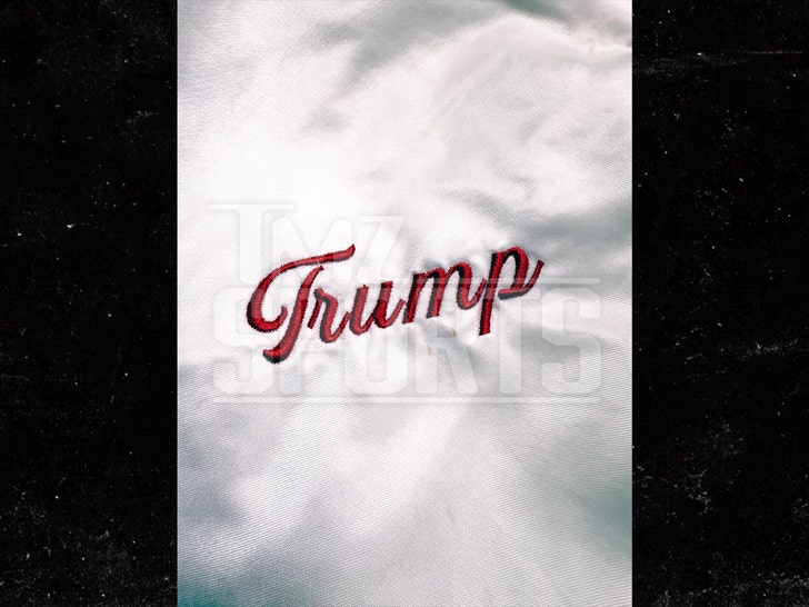 Subasta de chaqueta Trump de franela gris Subasta 2