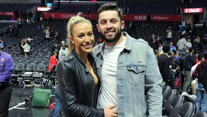 Baker Mayfield Hits 2nd Clippers Game with Hot Chick, Definitely Dating
