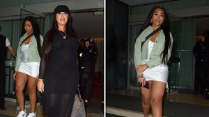 Jordyn Woods in London After Moving Junk Out of Kylie Jenner's Guesthouse