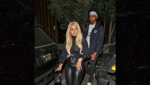 Blac Chyna's New Mystery Man Sucks Her Toes at Dinner