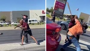 Vegas Road Rage Brawl Ends with Man Swinging Bat, Lands Blows