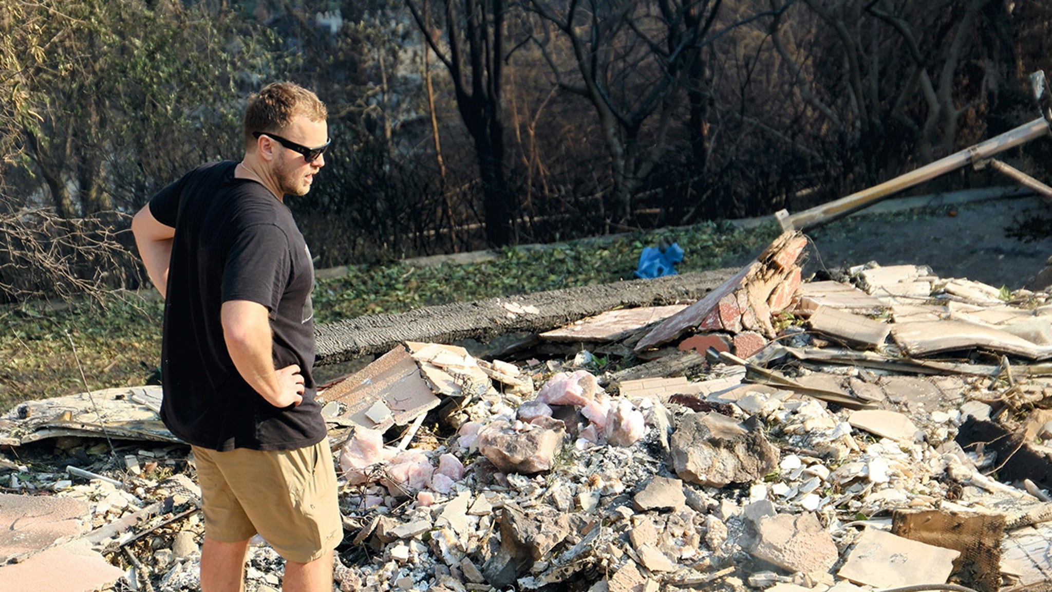 Spencer Pratt Returns to Ruins of Pacific Palisades House Days After Fire