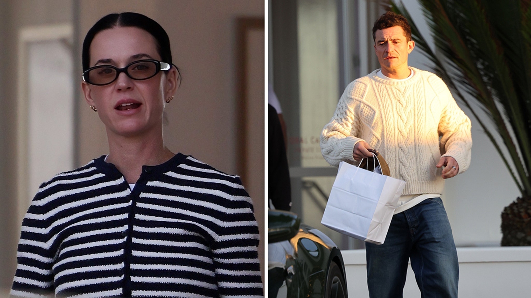 Katy Perry en Orlando Bloom stappen samen met kinderen uit in Santa Barbara