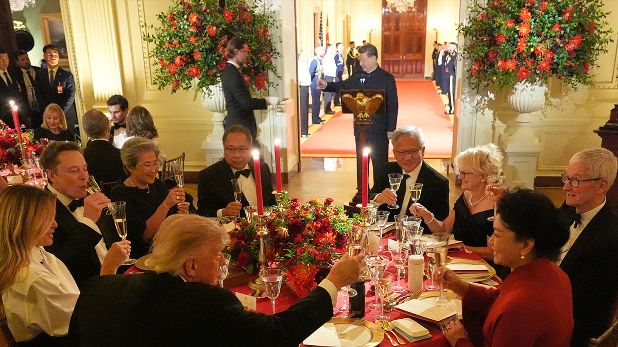 Trump's State Dinner Table Seats Billionaires Worth a Combined $1.13 Trillion