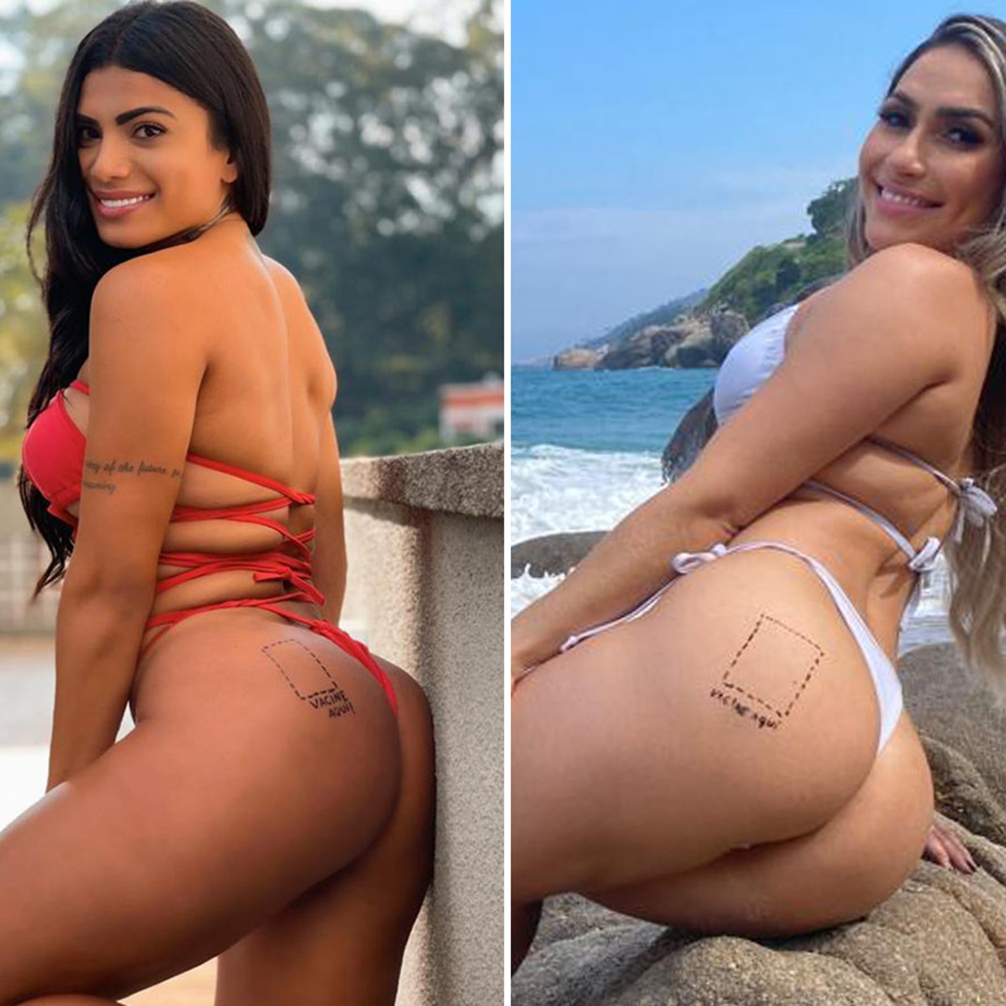 hot brazilians butts at  beach  2022